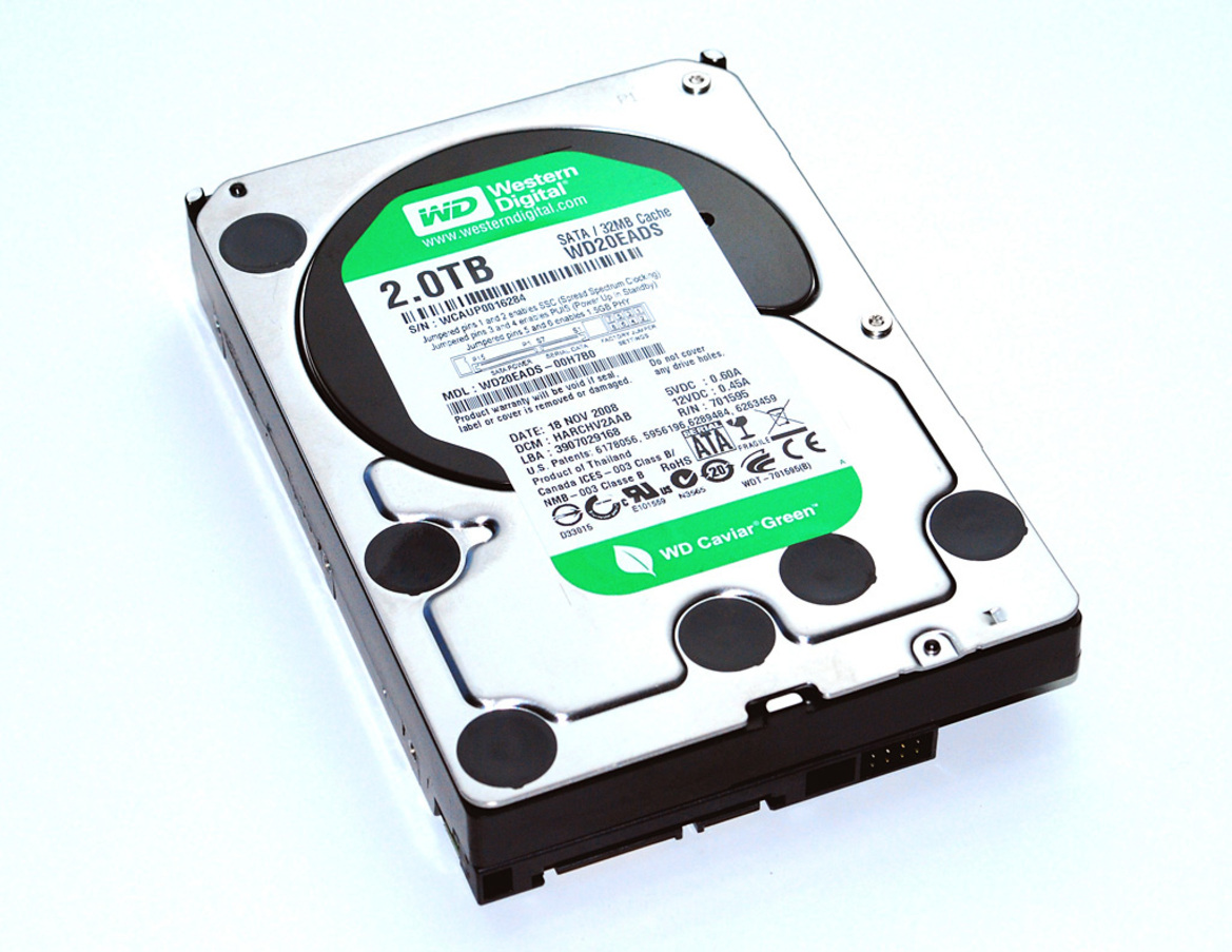 Western Digital 2TB Caviar Green Drive Preview