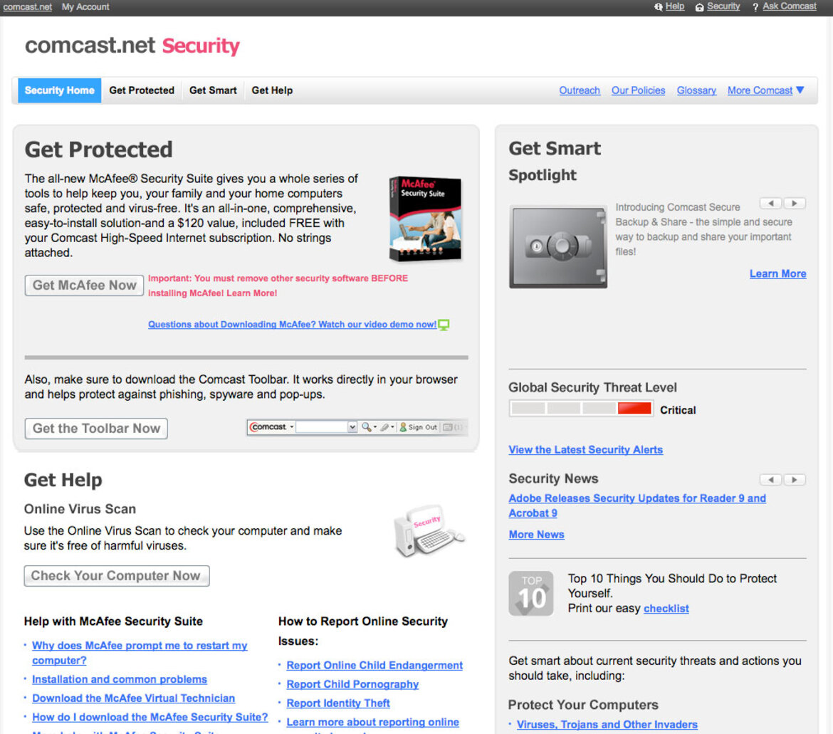 Comcast User Names and Passwords Exposed