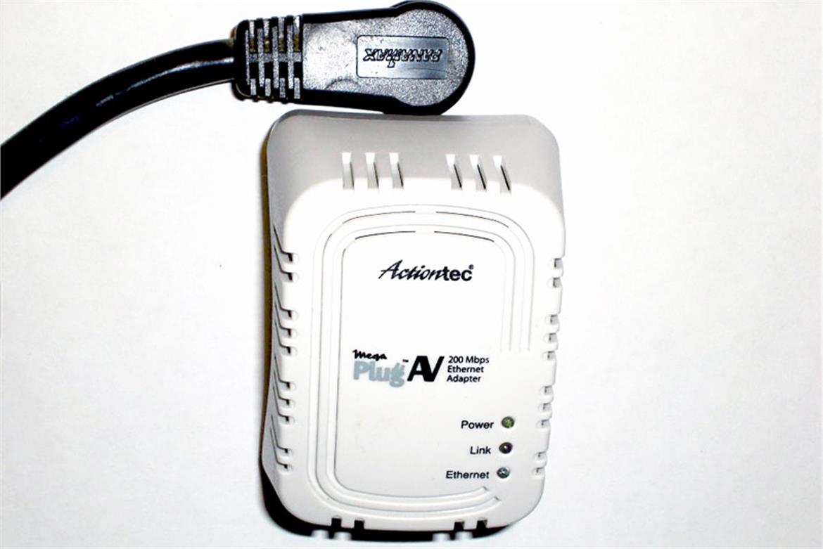 Actiontec MegaPlug AV 200 Mbps Ethernet Adapter