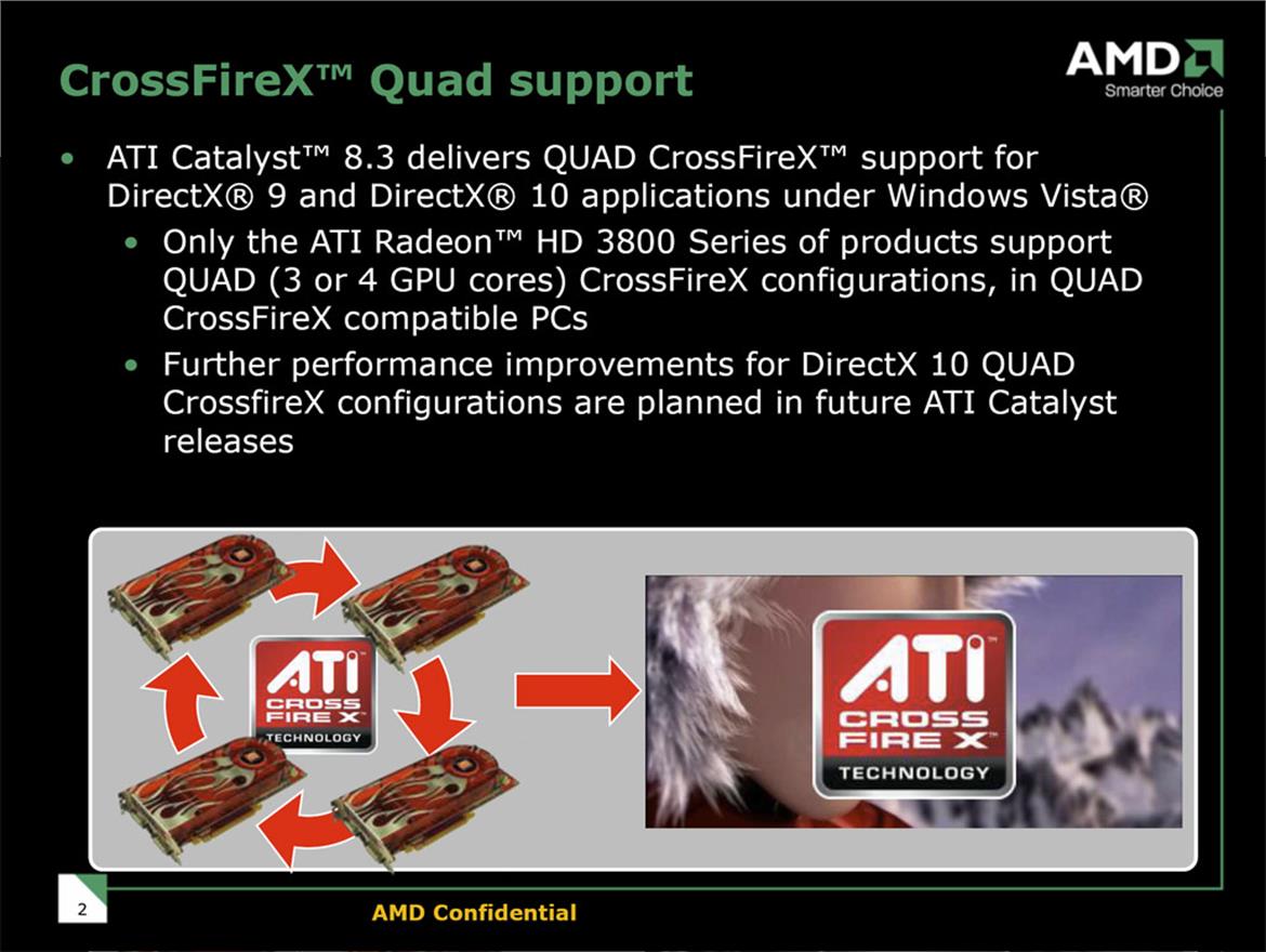 ATI Catalyst 8.3 Sneak Peek: CrossFireX and More