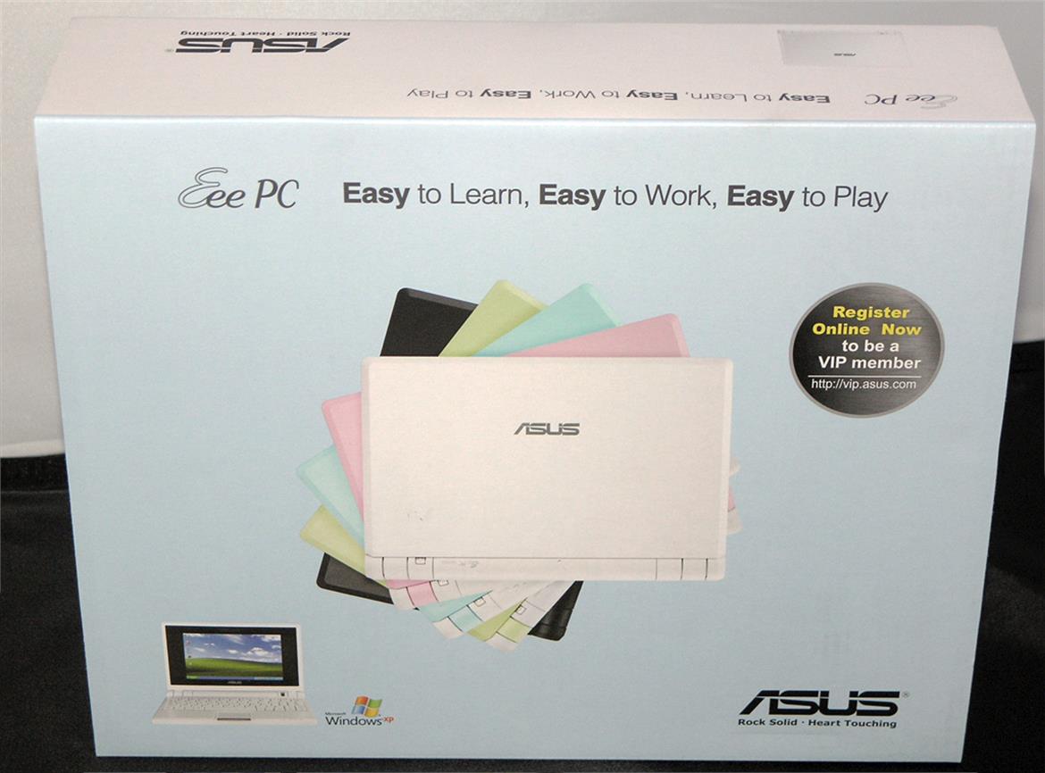 Asus Eee PC 4G-X, Windows XP Unboxing Preview