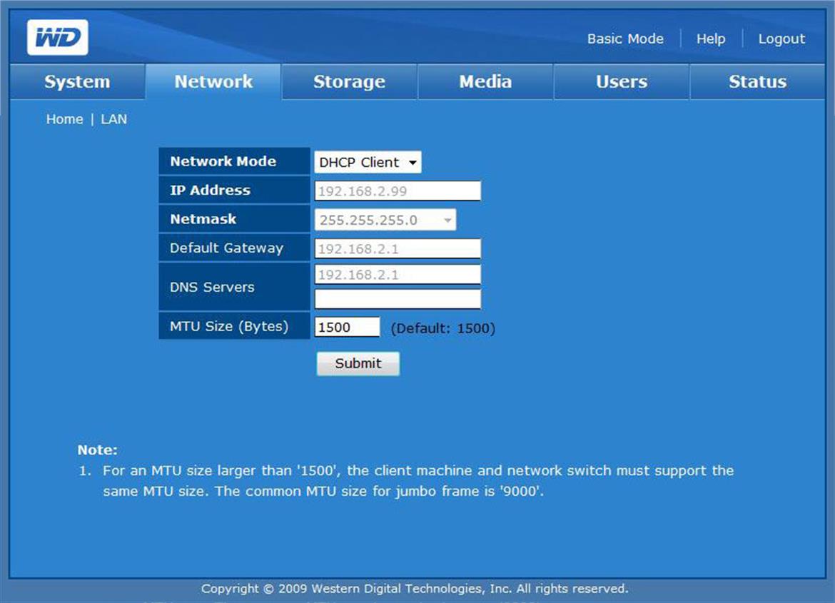 WD My Book World Edition NAS Device