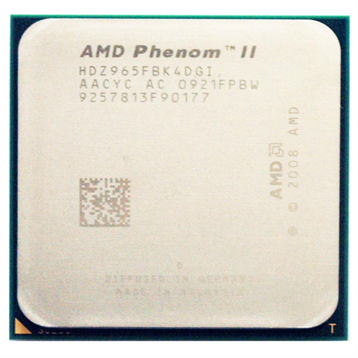 AMD Phenom II X4 965 Black Edition CPU Review