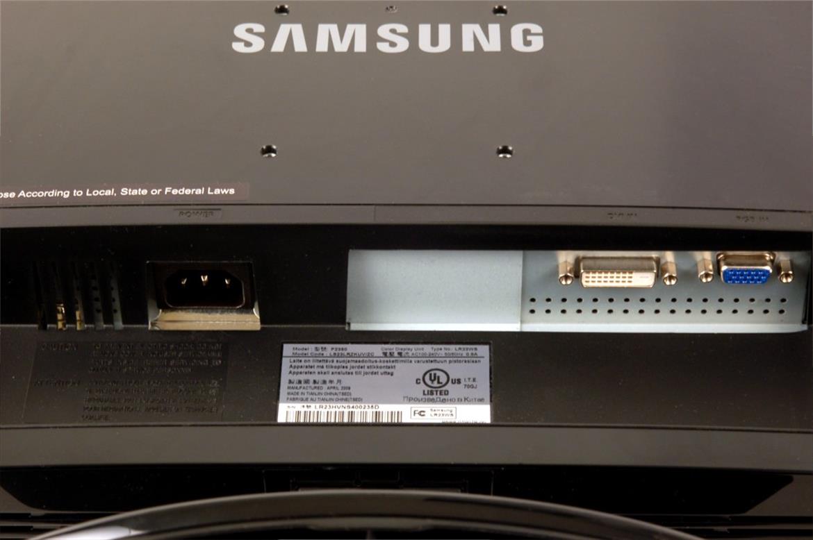 Samsung P2350 23" LCD Monitor Review