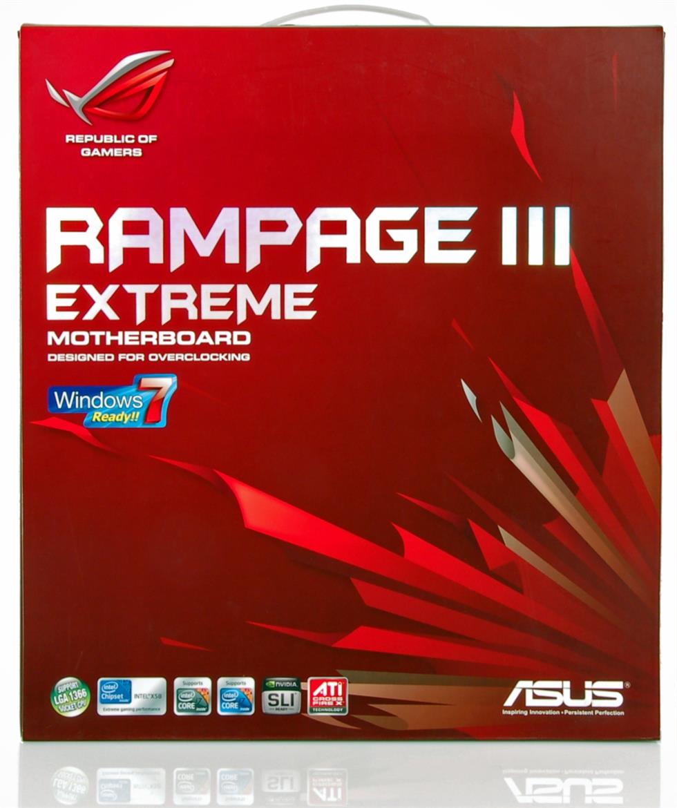 Asus X58 Rampage III Extreme Motherboard Review