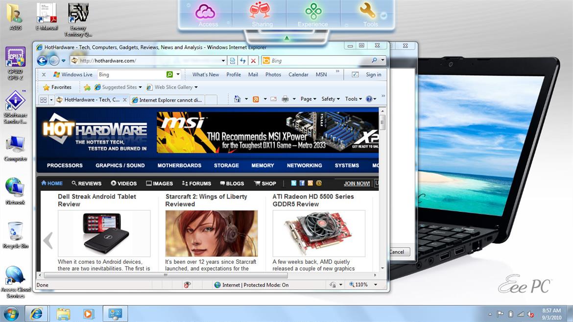 Asus Eee PC 1215N Netbook Review