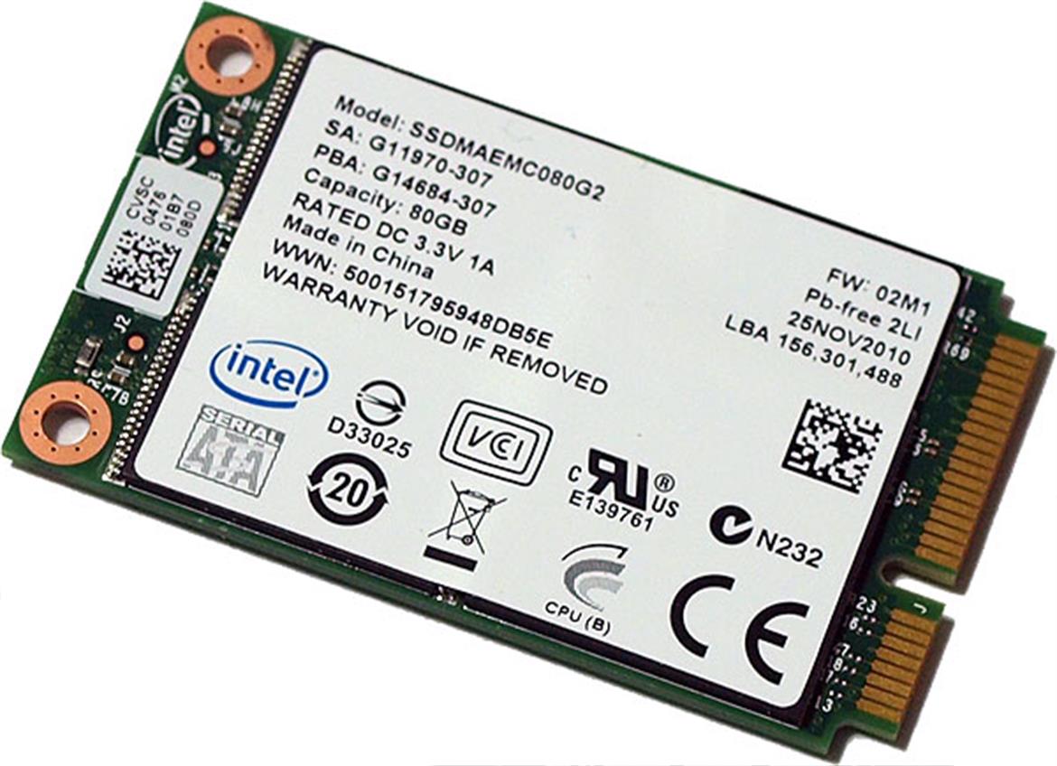 Intel 310 Series 80GB mSATA SSD Review