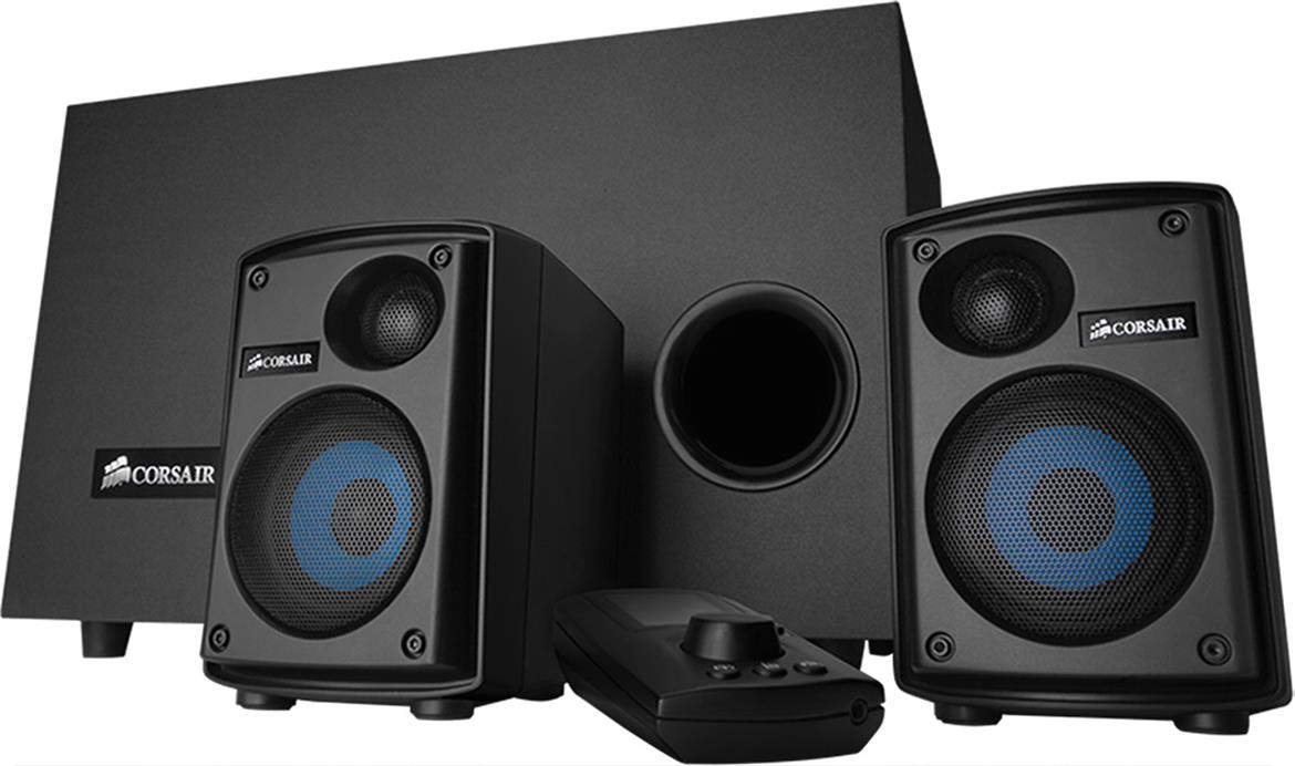 Corsair SP2500 2.1 Speaker System and HS1A Headset