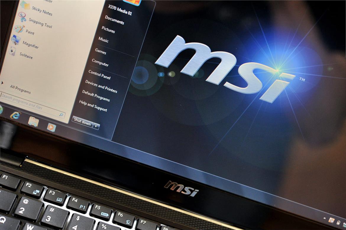 MSI X-Slim X370 Fusion Powered Ultraportable Review