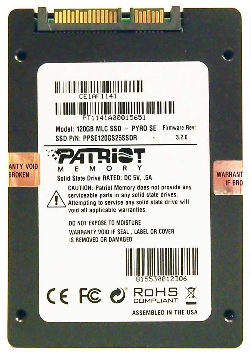 Patriot Pyro SE SATA III Solid State Drive Review