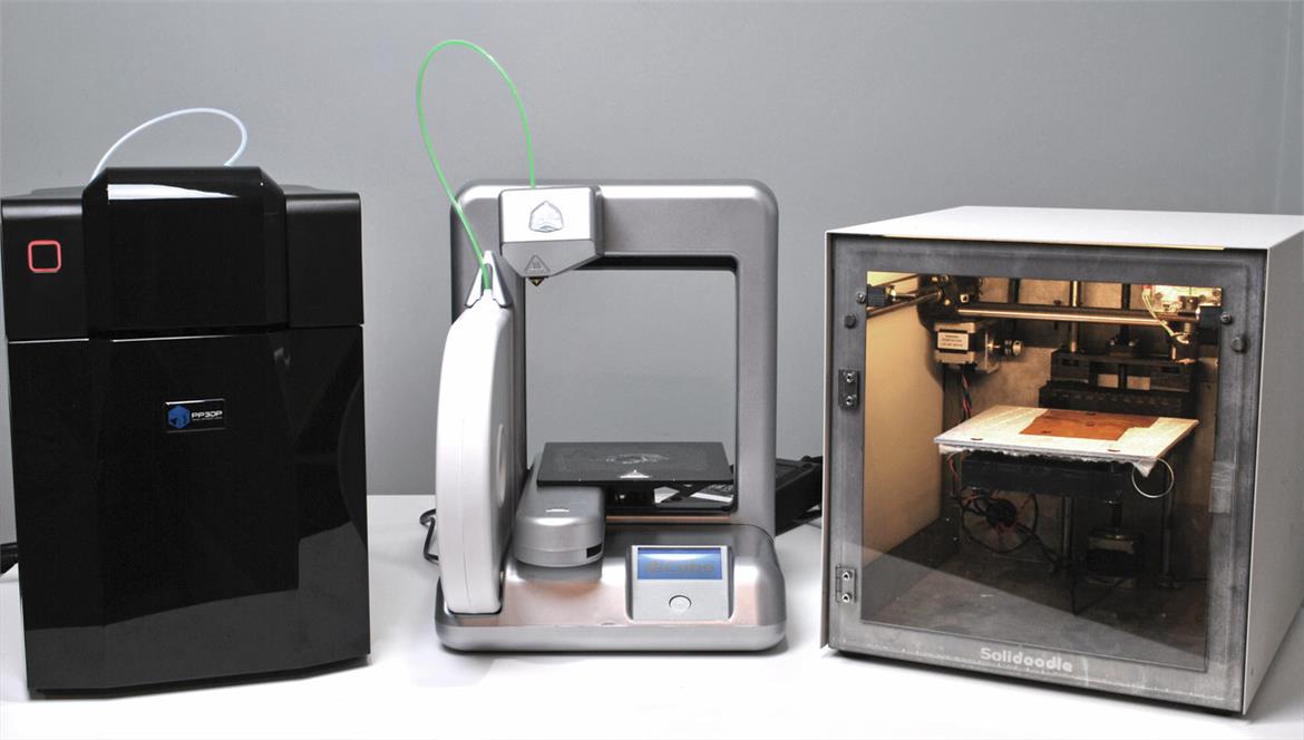 3D Printer Round-up: Cube 3D, Up! and Solidoodle