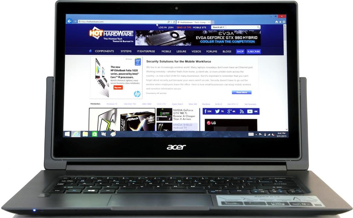 Acer Aspire R 13 Convertible 2-in-1 Review