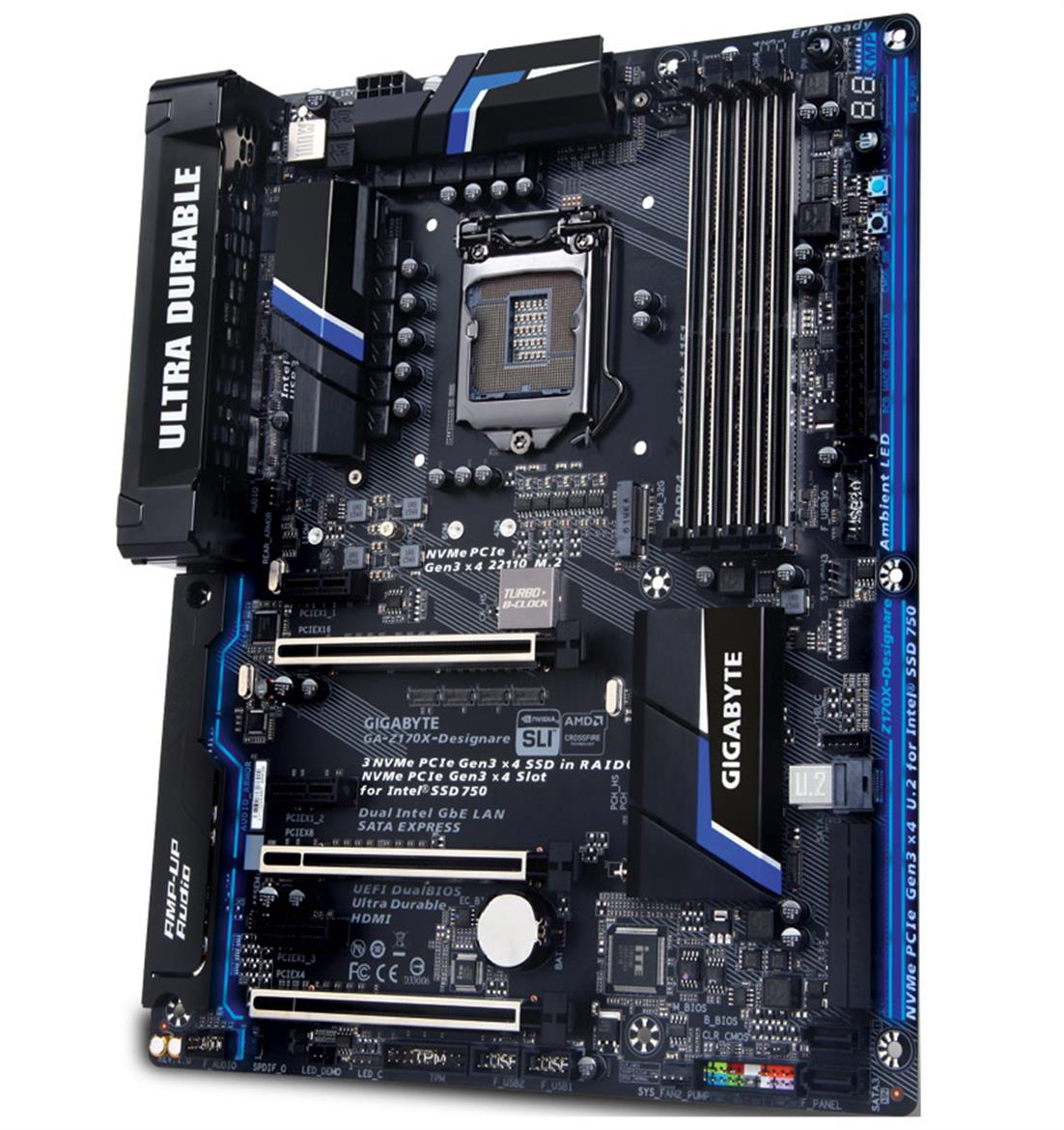 Gigabyte Z170X-Designare Motherboard Review: Affordable, High-Tech, Great Performance