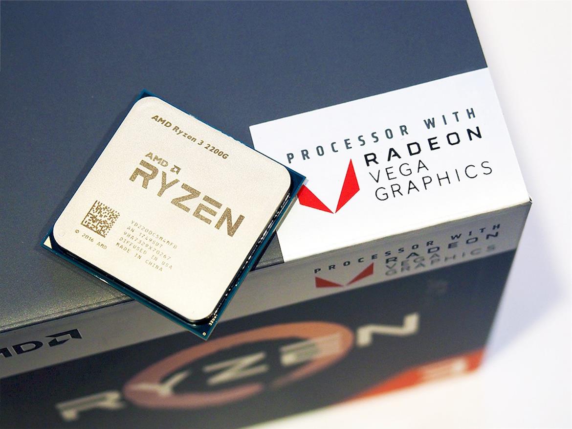 AMD Ryzen 5 2400G And Ryzen 3 2200G Review: Raven Ridge Desktop Debuts