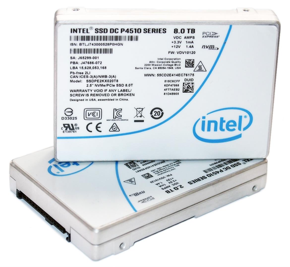 Intel SSD DC P4510 NVMe PCIe Review: Blistering 3GB/s Transfers, With Low Latency