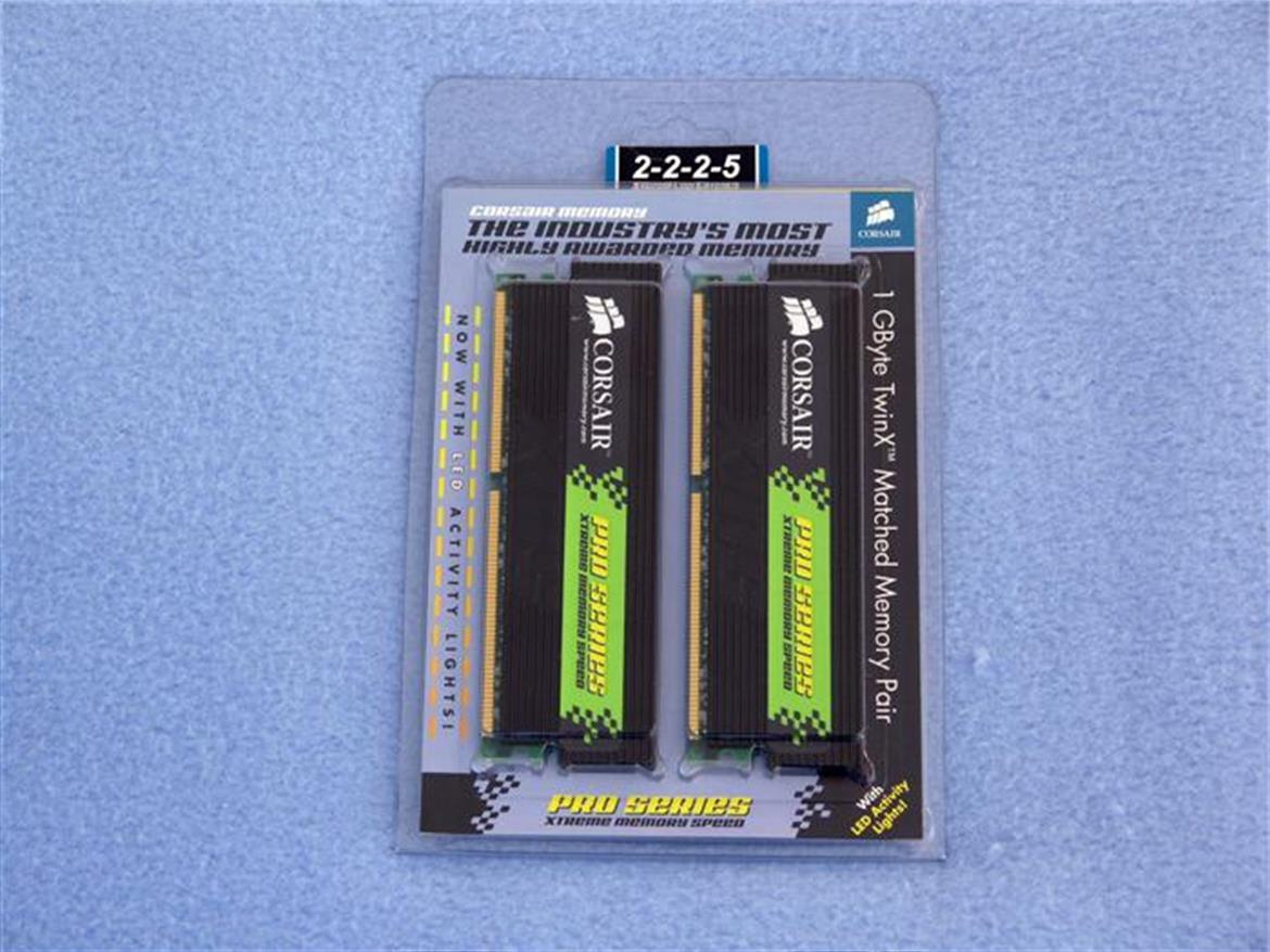 Corsair TWINX1024-3200XLPRO - Low Latency DDR400 RAM