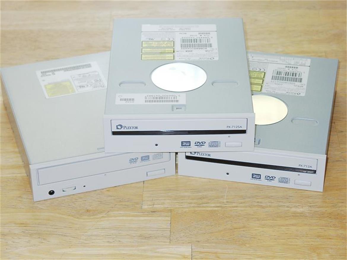 Plextor's PX-712SA Dual-Format DVD+/- SATA Drive