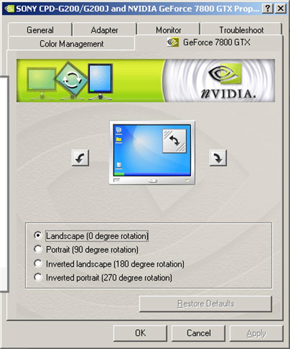 NVIDIA GeForce 7800 GTX