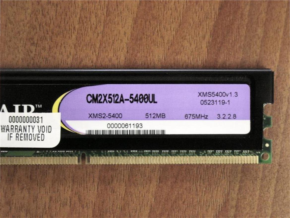 DDR2-675 - A High Speed Update from Corsair and Kingston