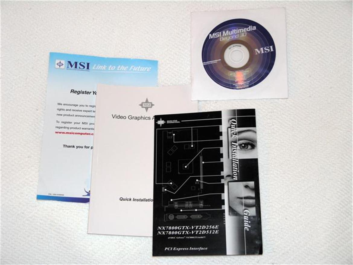 MSI NX7800 GTX x 2: Retail SLI