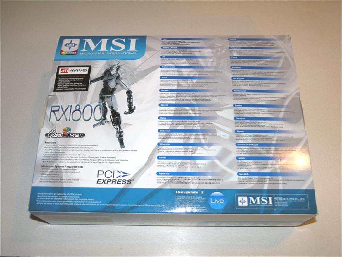 MSI RX1800XT-VT2D512E