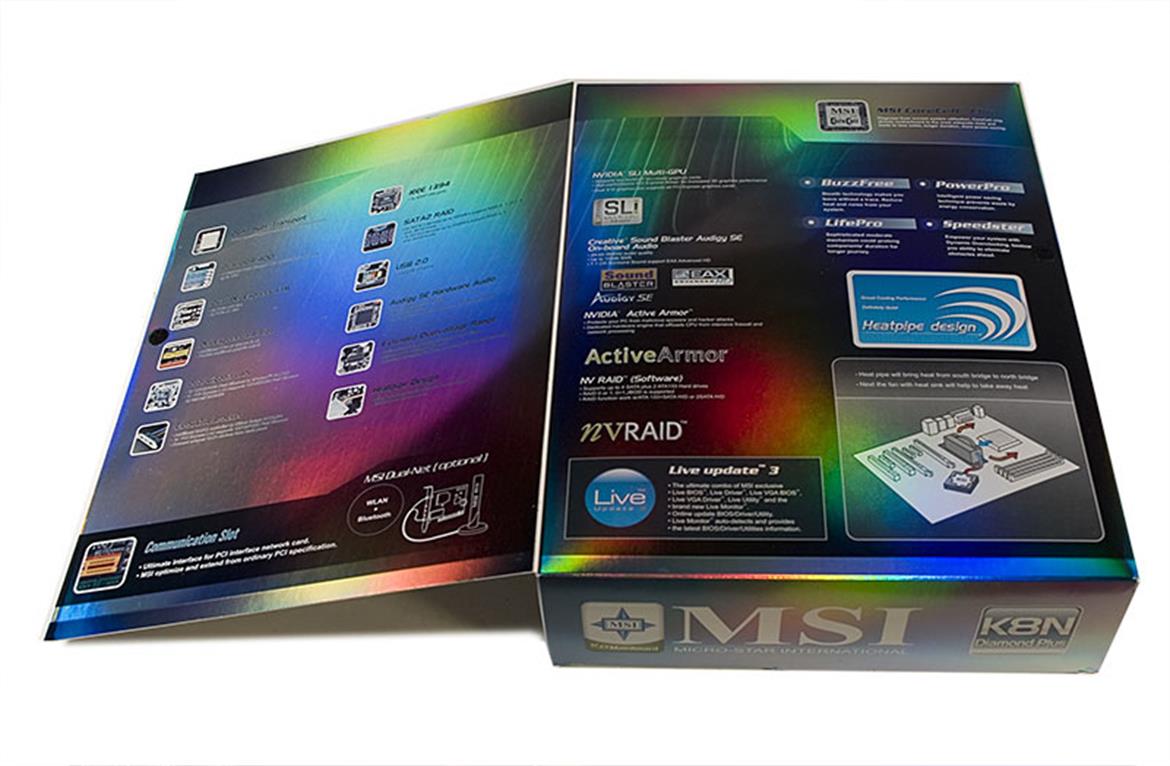 MSI K8N Diamond Plus nForce4 SLI X16 Motherboard