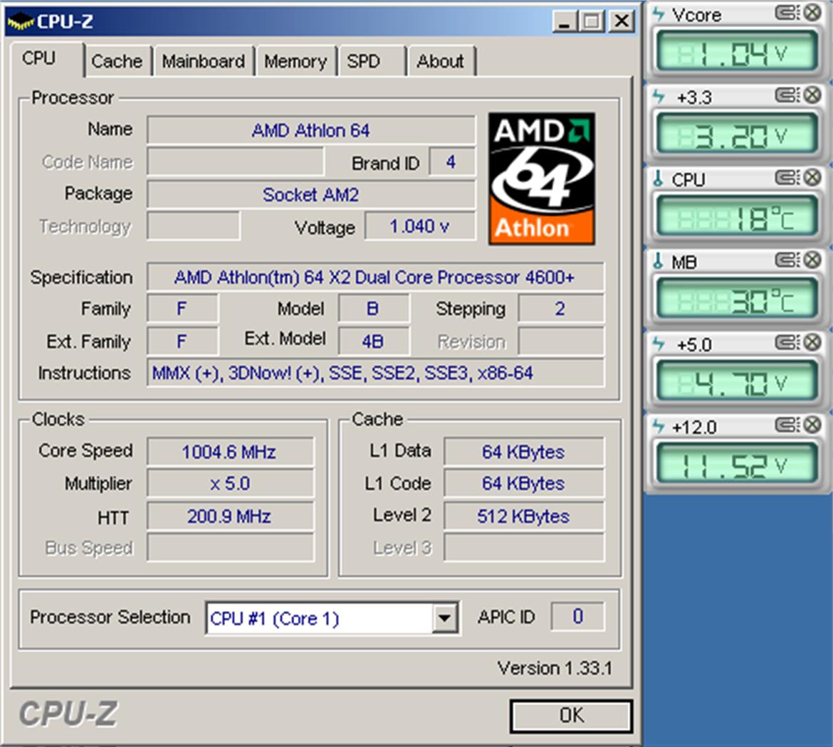 Athlon 64 X2 Energy Efficient Processors