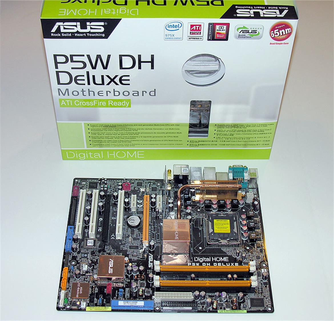 Asus P5W DH Deluxe, 975X Core 2 Duo Ready Motherboard