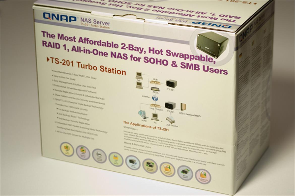 QNAP TS-101 and TS-201 NAS Servers