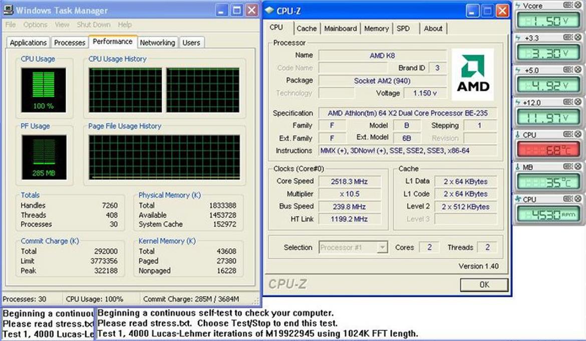 AMD Athlon X2 BE-2350 and BE-2300 "Brisbane" Processors