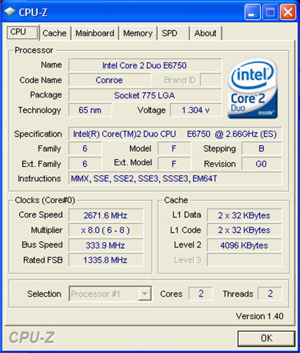 Intel Core 2 Duo E6750 Performance And Overclocking