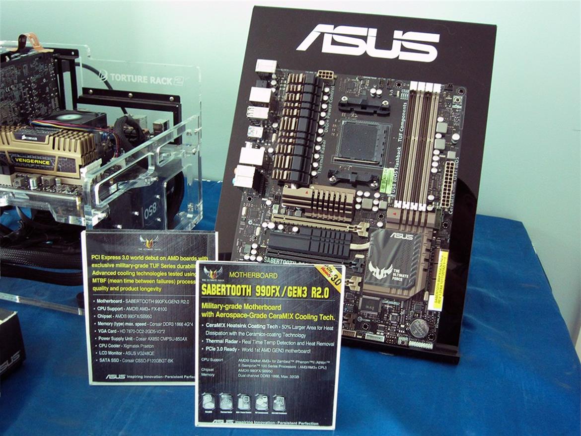 ASUS Shows Off Ultra-Wide MX299Q Display, RAIDR Express SSD, Networking Gear and More