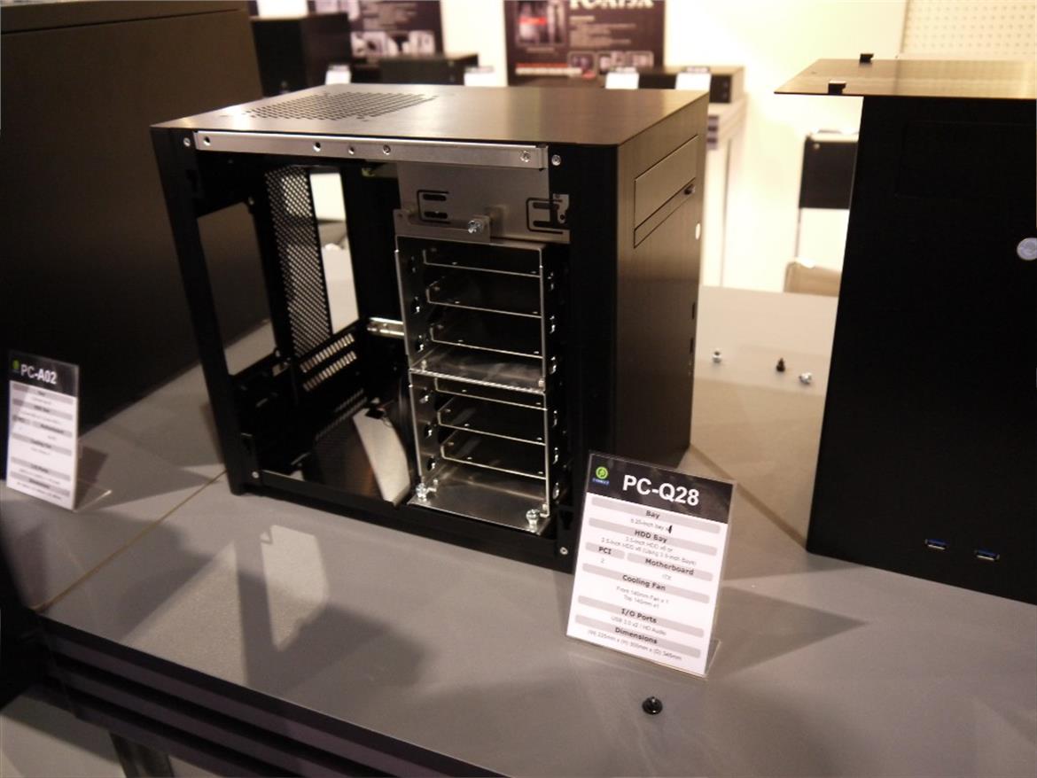 Lian-Li Teases Slew of All-Metal, All-Black Pre-Production Cases at CES 2013