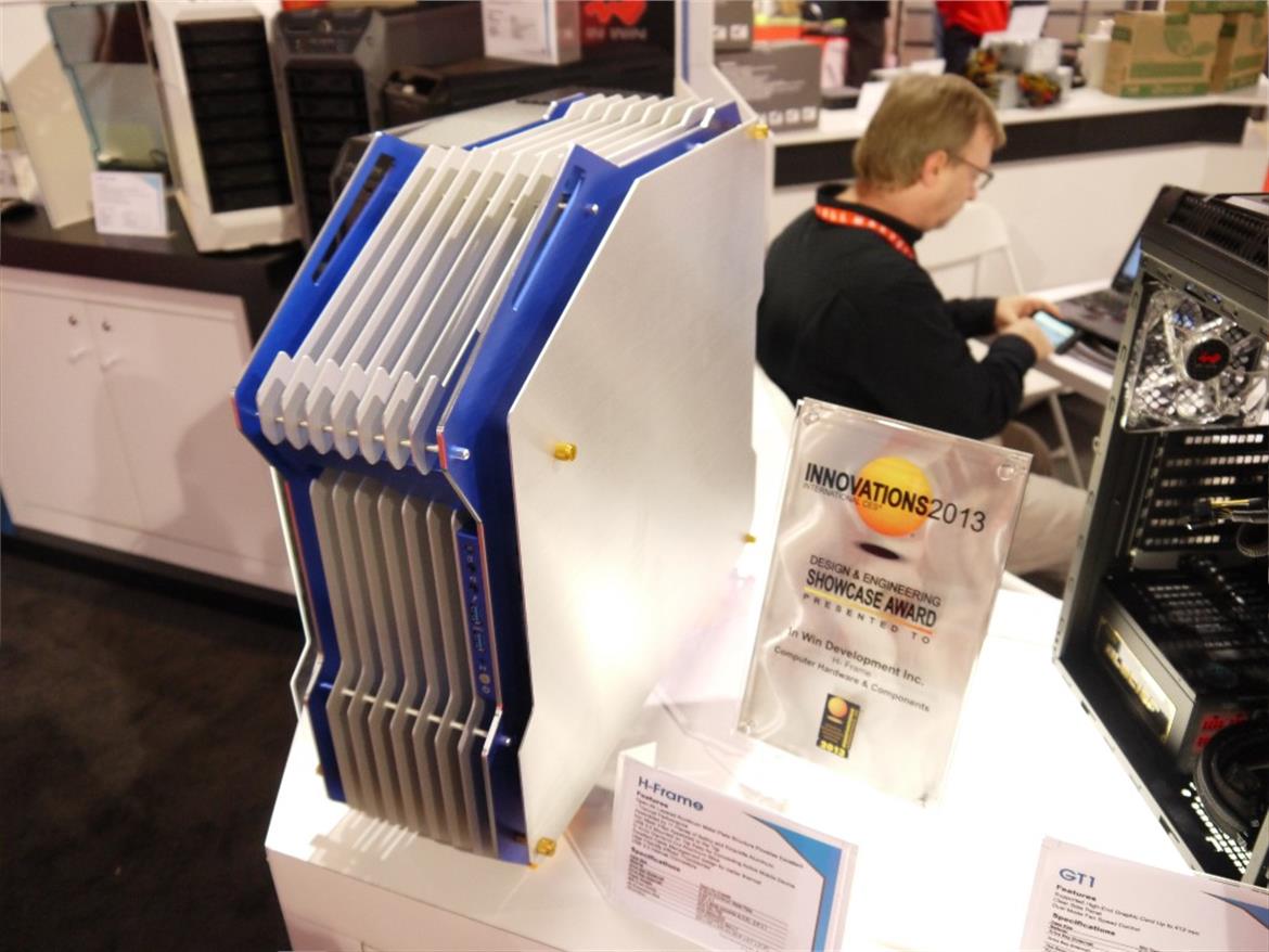 One More From CES: In Win’s H-Frame and D-Frame Open Air Cases 