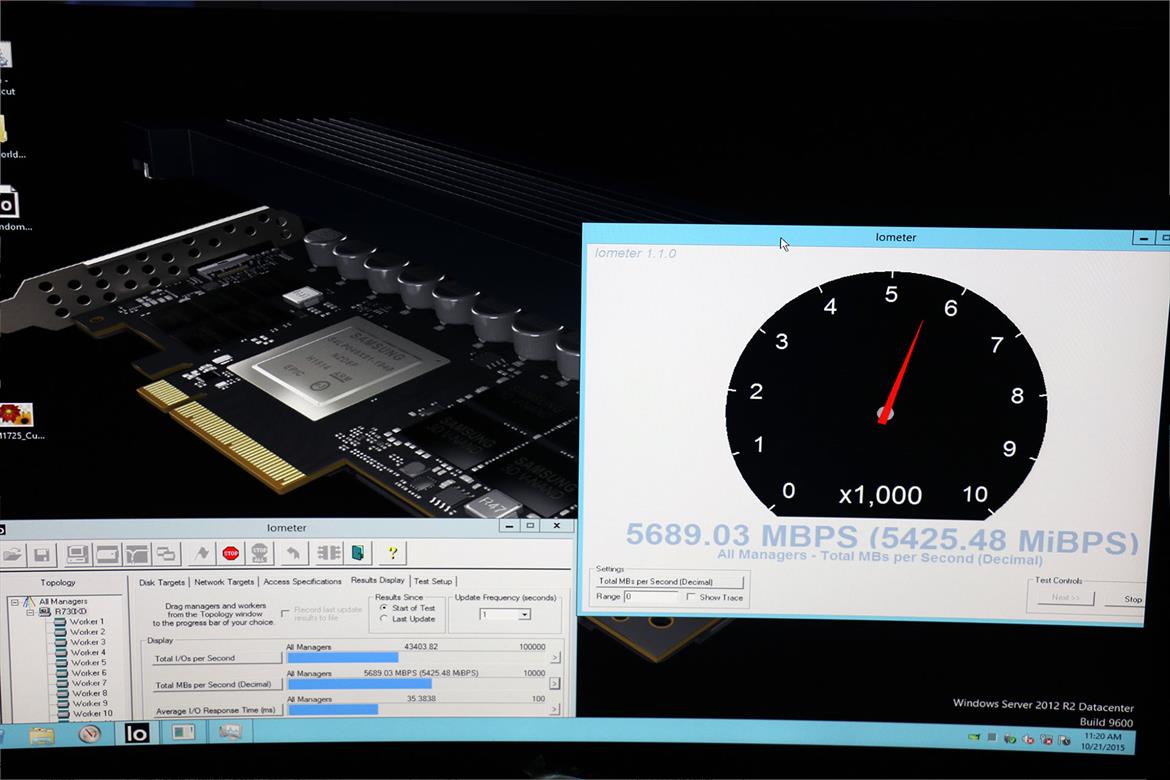 Samsung Demos Crazy-Fast PCIe NVMe SSD At 5.6 GB Per Second At Dell World