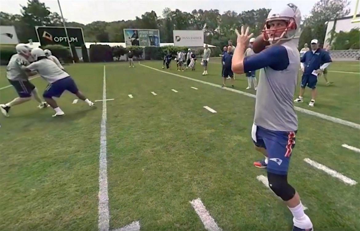 Google's 360 VR Patriots 'Inside The Game' Experience Puts You In The Pocket With Brady