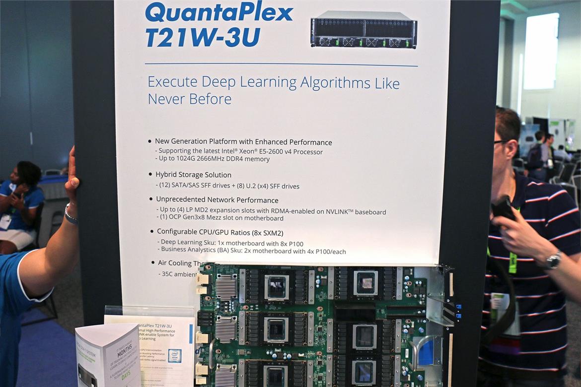 NVIDIA Tesla P100 Module, DGX-1 Supercomputer And QuantaPlex Deep Learning Server Spy Shots Expose Pascal