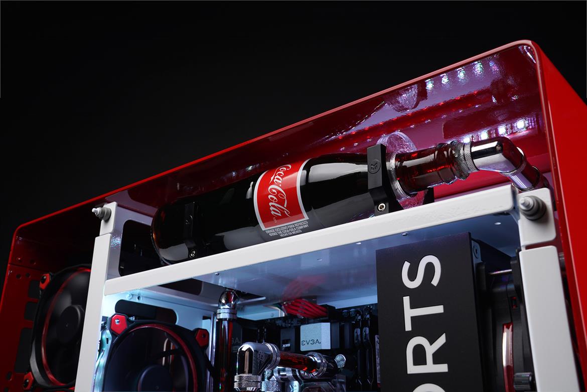Maingear Rush 1ofONE Gaming PC Adds A Swig Of Liquid Coca-Cola Refreshment