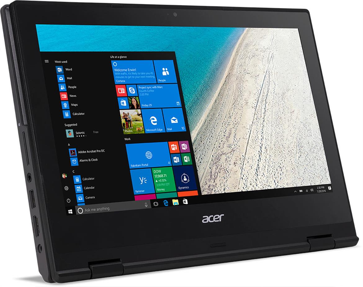 Acer TravelMate Spin B1 Convertible Embraces Windows 10 S For A Lot Less