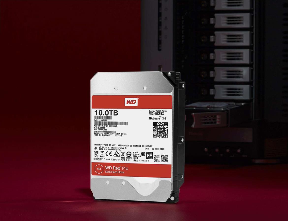 Western Digital Announces 10TB Helium WD Red And Red Pro NAS-Optimized Hard Drives