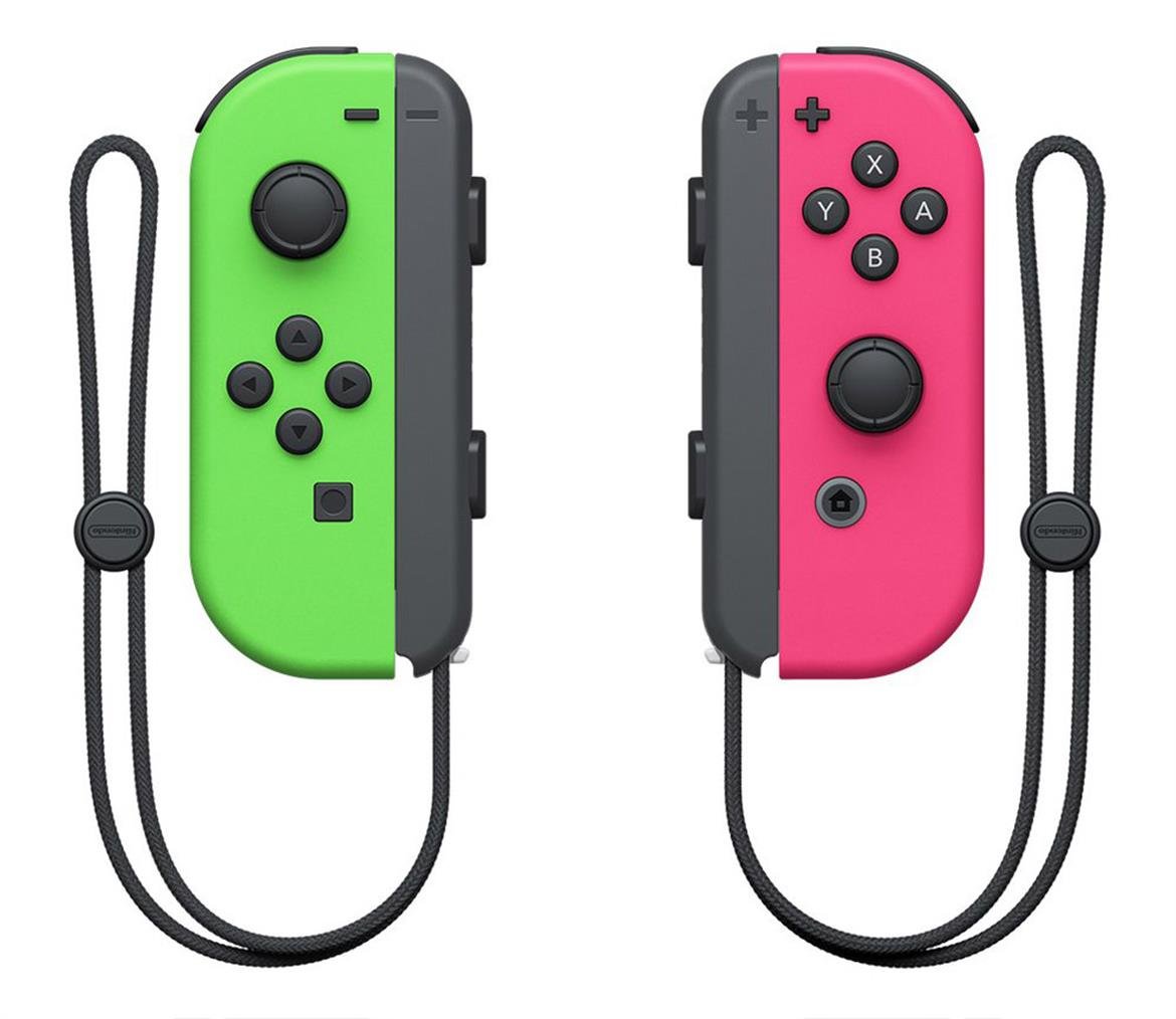 Nintendo Switch Splatoon 2 Bundle With Neon Pink And Green Joy-Cons Snubs U.S. Gamers