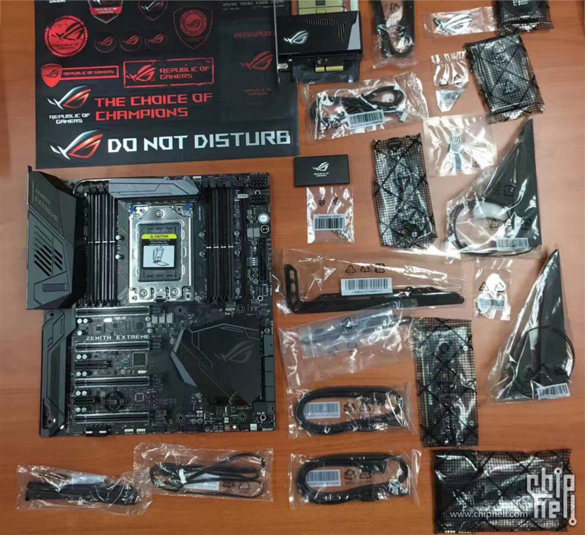 ASUS X399 ROG Zenith Extreme AMD Ryzen Motherboard Gets Unboxed Ahead Of Launch