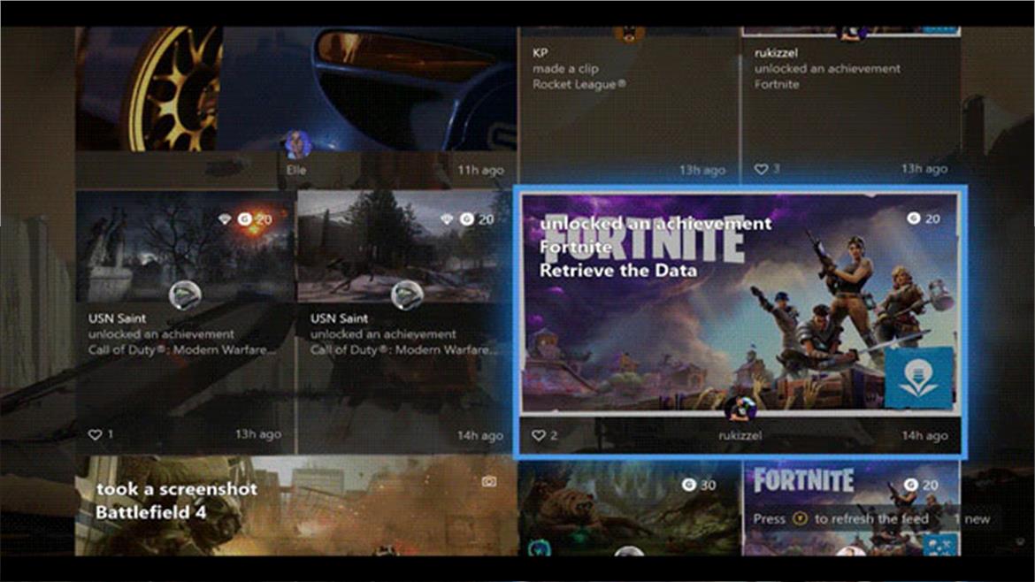 Microsoft Xbox One Update Brings New Customizable Home Screen, Now Available For Insiders
