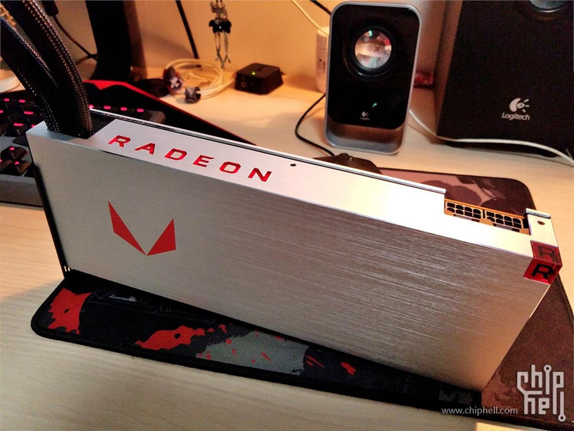 Sapphire Radeon RX Vega 64 Liquid Edition Poses For Closeup Photos