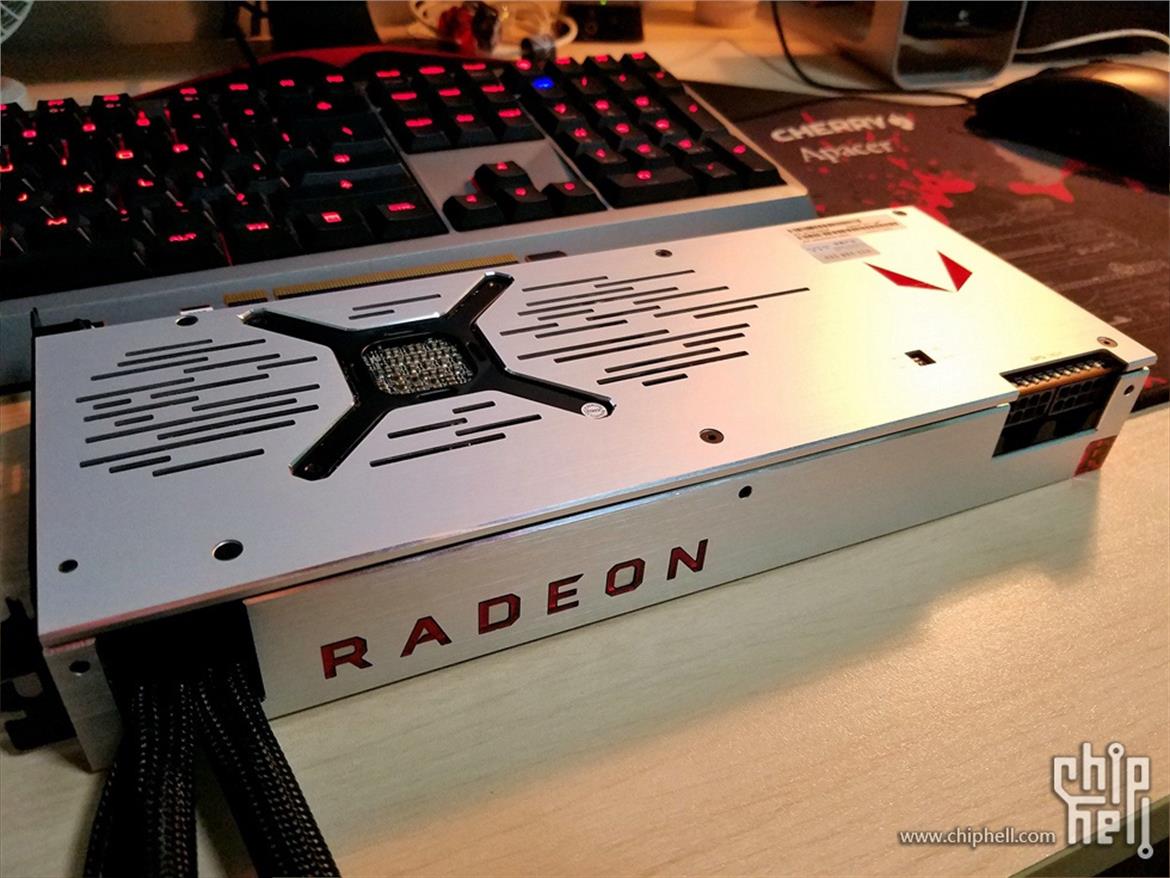 Sapphire Radeon RX Vega 64 Liquid Edition Poses For Closeup Photos