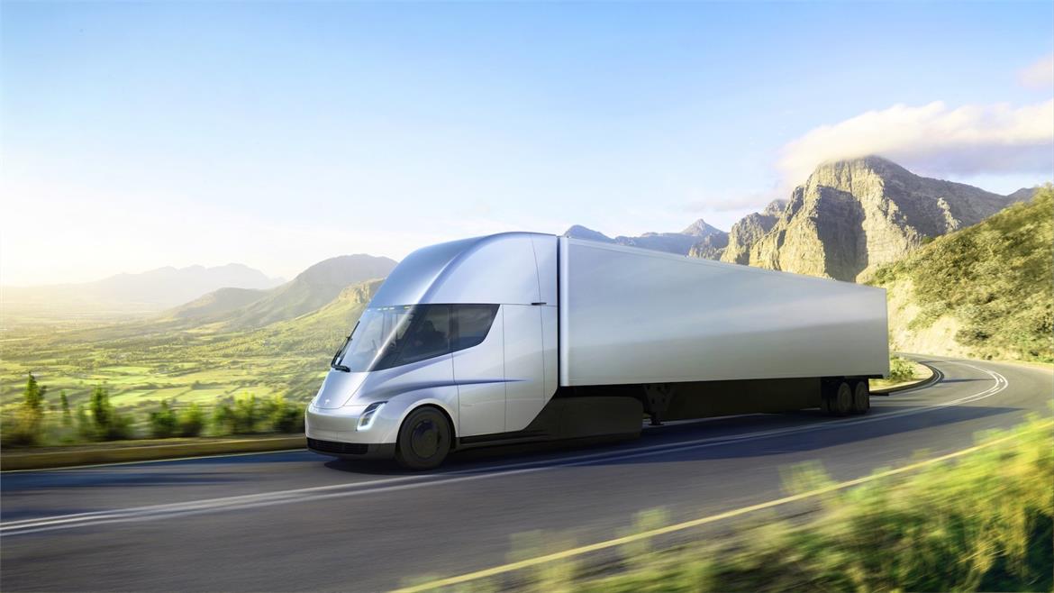 Tesla's Electric Big Rig Hauls 80,000 Pounds With 500 Mile Range And Zero Pollution
