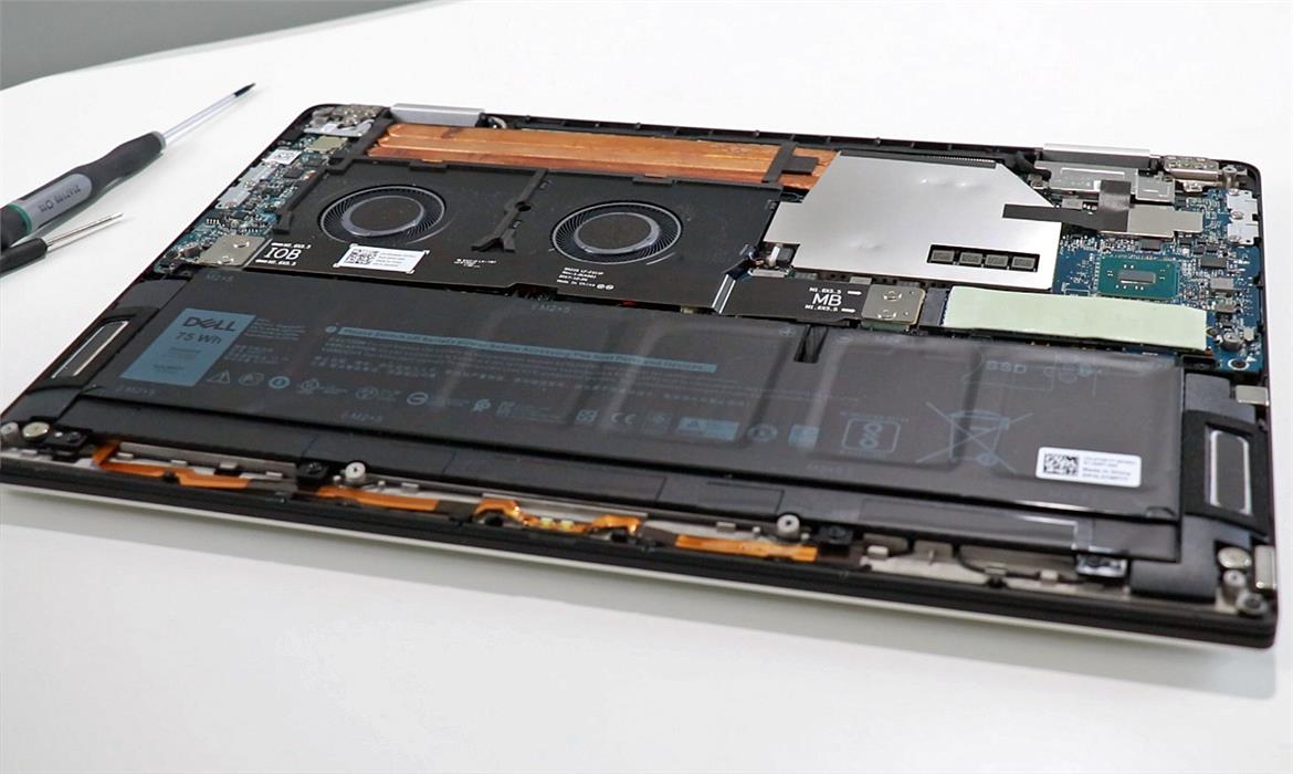 Dell XPS 15 2-In-1 Teardown Exposes Massive Battery, Upgradable SSD