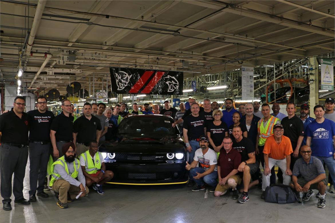 The Last Dodge Challenger SRT Demon Drag Strip Monster Rolls Off The Assembly Line