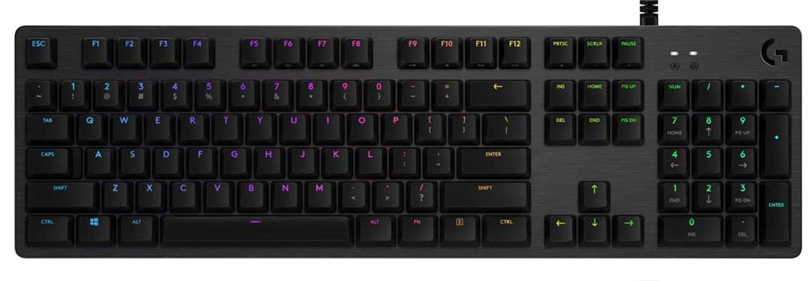 Logitech’s New G512 Keyboard Gets Clickety Clackety GX Blue Mechanical Switches