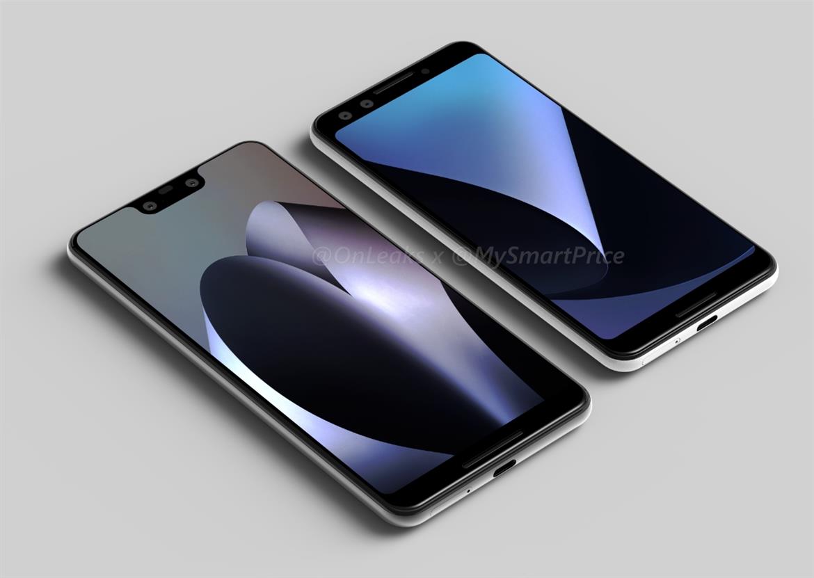 These Pixel 3 And Pixel 3 XL Renders Are Our Best Look Yet At Google's Flagship Android P Phones